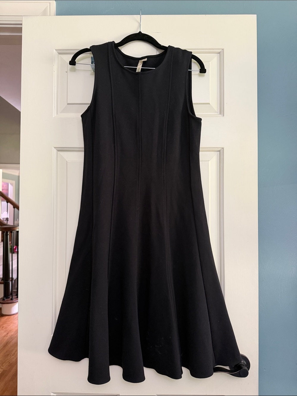 Comfy USA Black Sleeveless A-Line Dress
